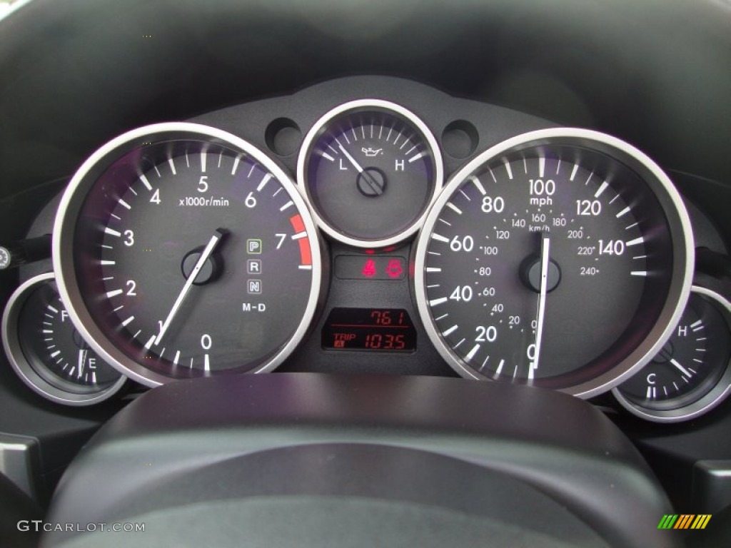 2012 Mazda MX-5 Miata Grand Touring Hard Top Roadster Gauges Photo #71402731