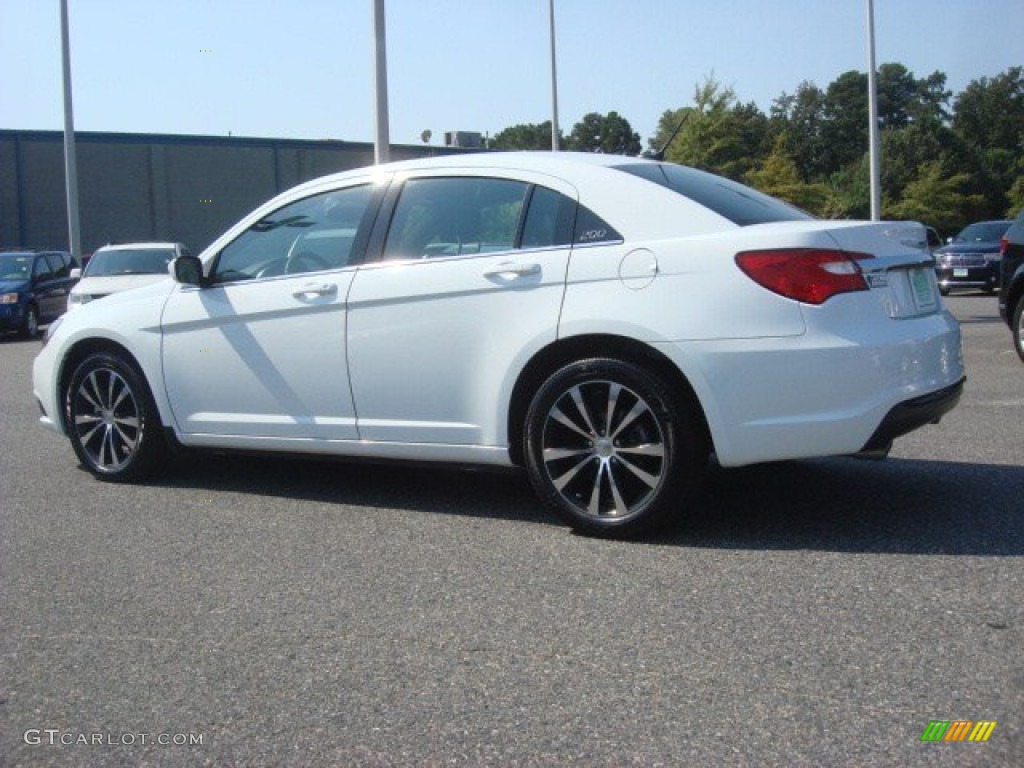 2012 200 S Sedan - Bright White / Black photo #3