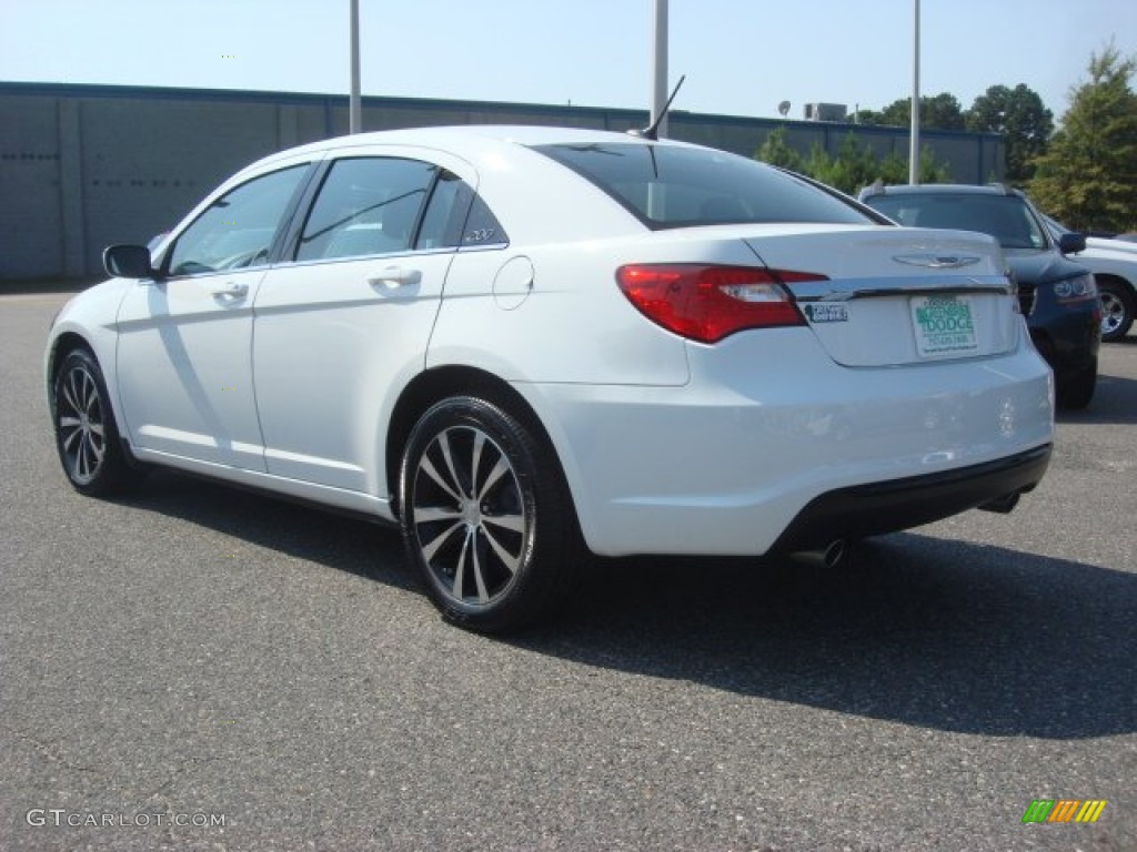 2012 200 S Sedan - Bright White / Black photo #4