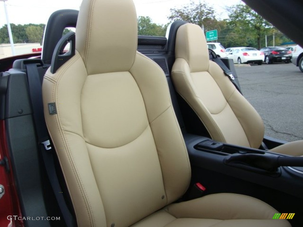 Dune Beige Interior 2012 Mazda MX-5 Miata Grand Touring Hard Top Roadster Photo #71402809