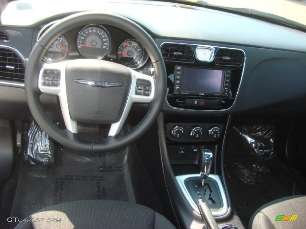 2012 200 S Sedan - Bright White / Black photo #12