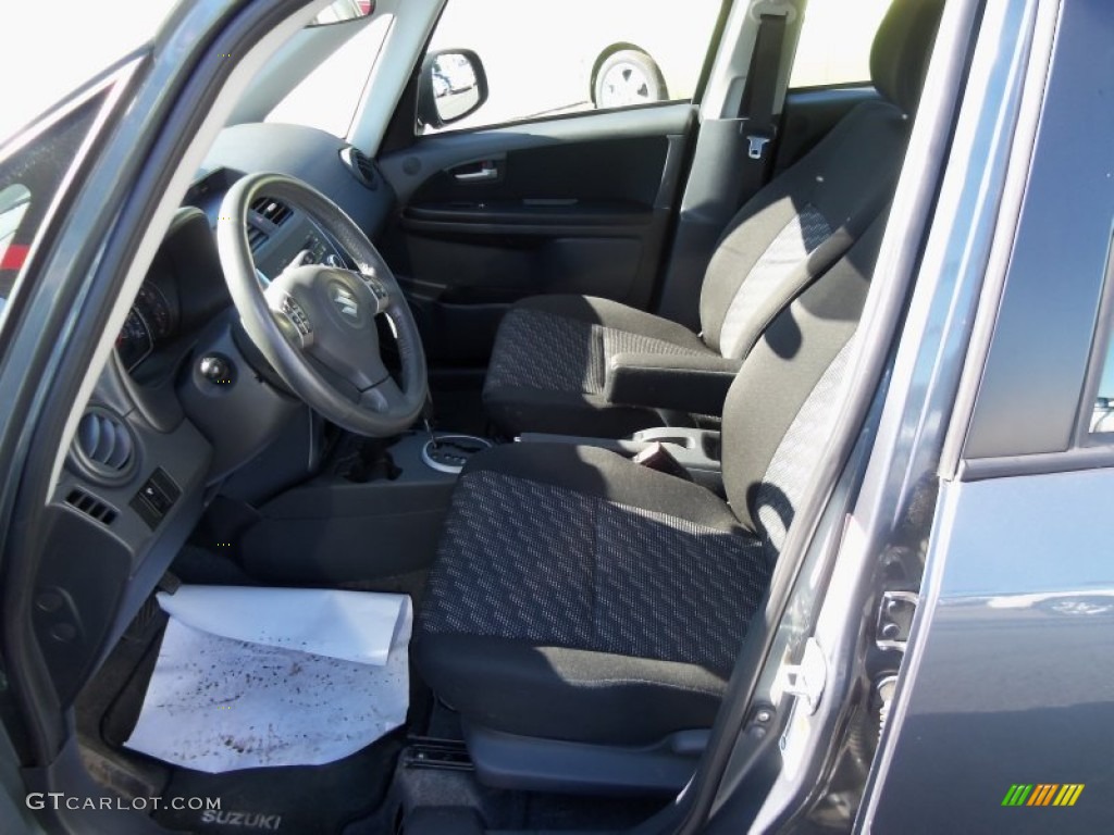 2009 SX4 Crossover Technology AWD - Azure Gray Metallic / Black photo #9