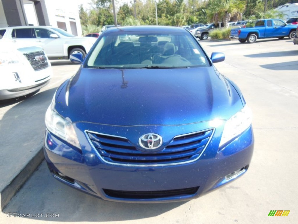 2008 Camry XLE V6 - Blue Ribbon Metallic / Ash photo #3