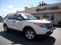 2011 White Suede Ford Explorer FWD  photo #25