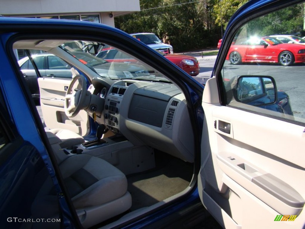 2008 Escape XLT V6 - Vista Blue Metallic / Stone photo #13