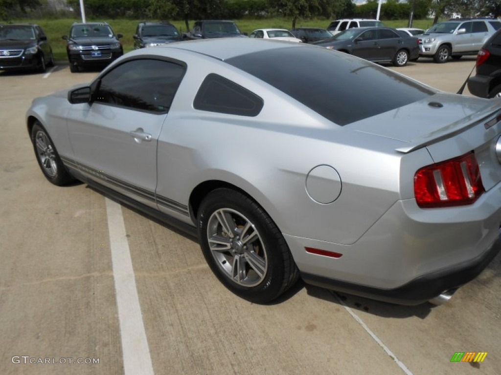 2011 Mustang V6 Premium Coupe - Ingot Silver Metallic / Stone photo #5