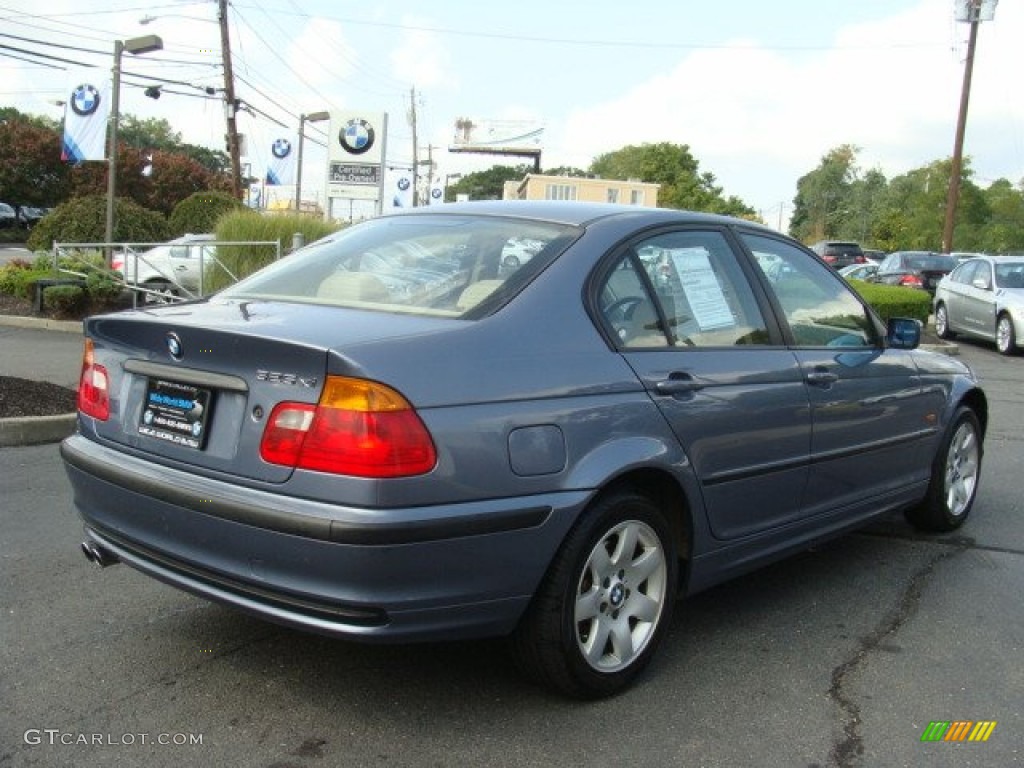 2001 3 Series 325xi Sedan - Steel Blue Metallic / Sand photo #4