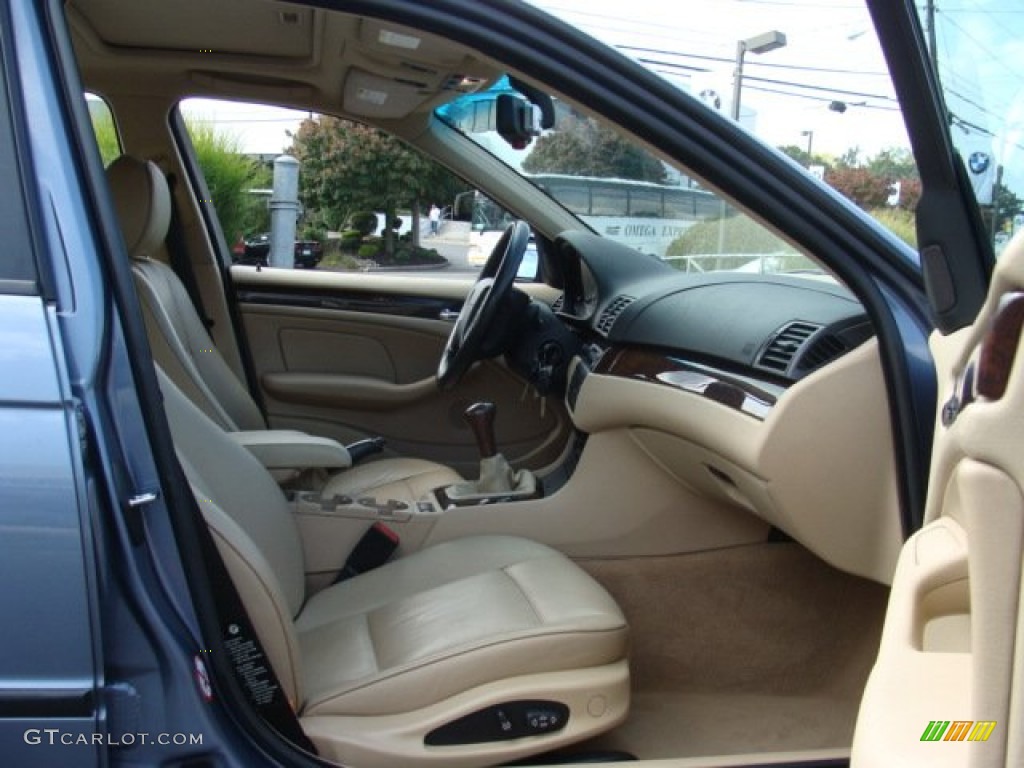 2001 3 Series 325xi Sedan - Steel Blue Metallic / Sand photo #8