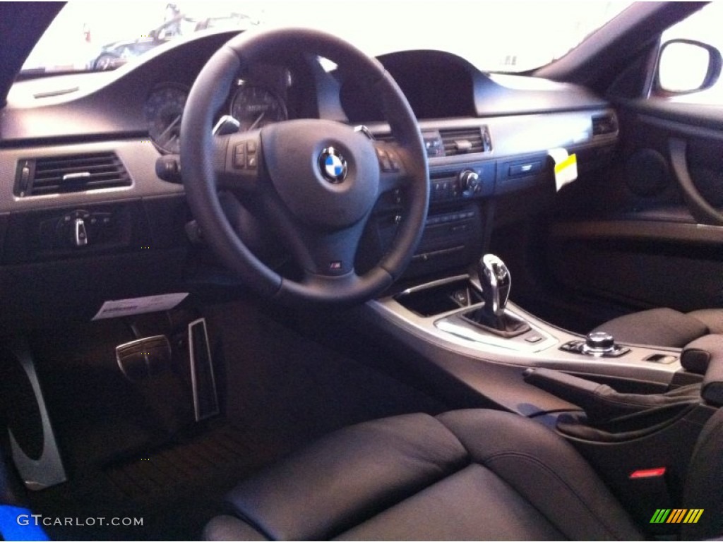 2013 BMW 3 Series 335is Convertible Black Dashboard Photo #71406013