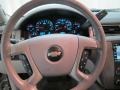 2010 Chevrolet Avalanche Dark Titanium/Light Titanium Interior Steering Wheel Photo
