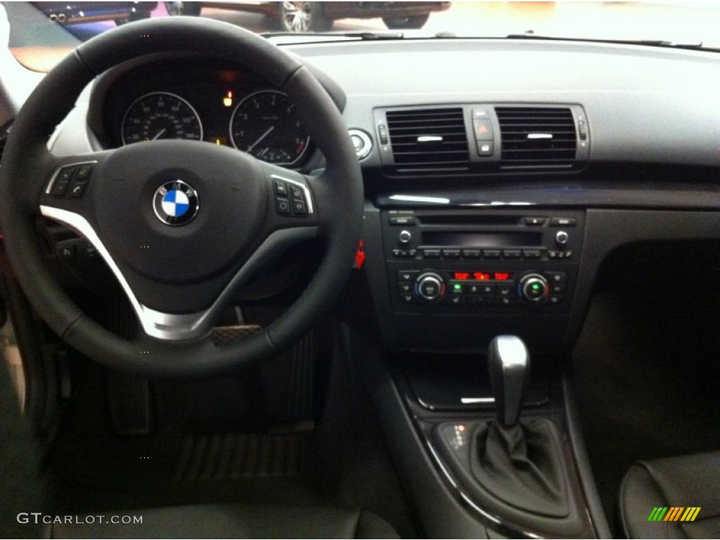 2013 1 Series 128i Coupe - Alpine White / Black photo #7