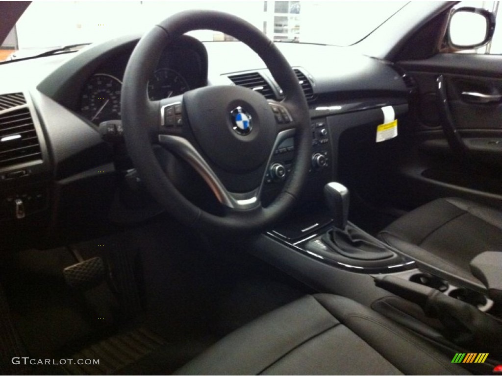 2013 1 Series 128i Coupe - Alpine White / Black photo #8