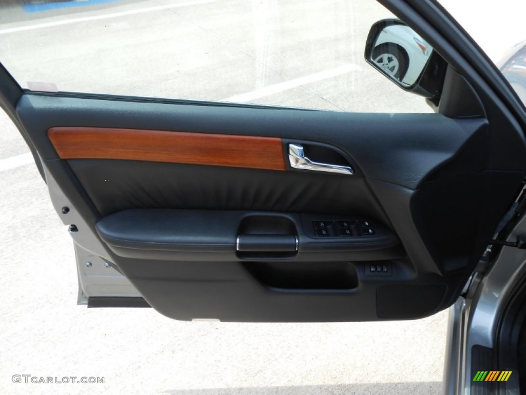 2007 Infiniti M 45 Sedan Graphite Door Panel Photo #71406208