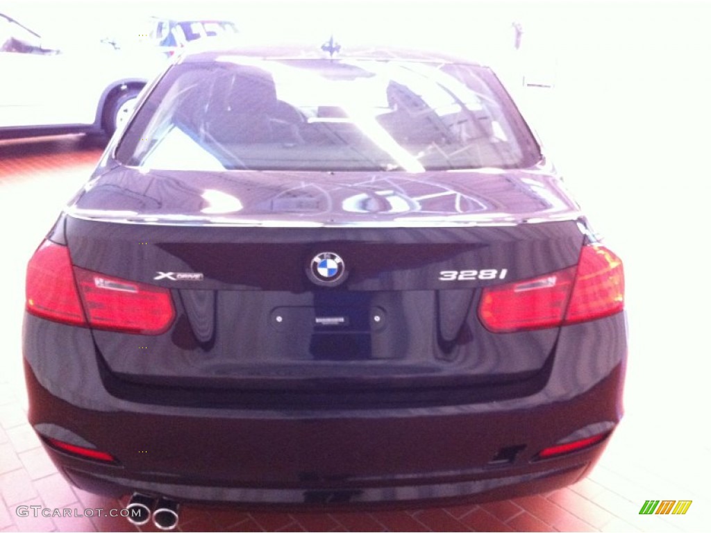 2013 3 Series 328i xDrive Sedan - Jet Black / Black photo #5
