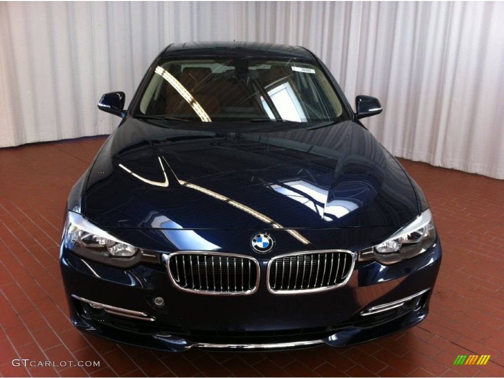 2013 3 Series 328i xDrive Sedan - Imperial Blue Metallic / Saddle Brown photo #2