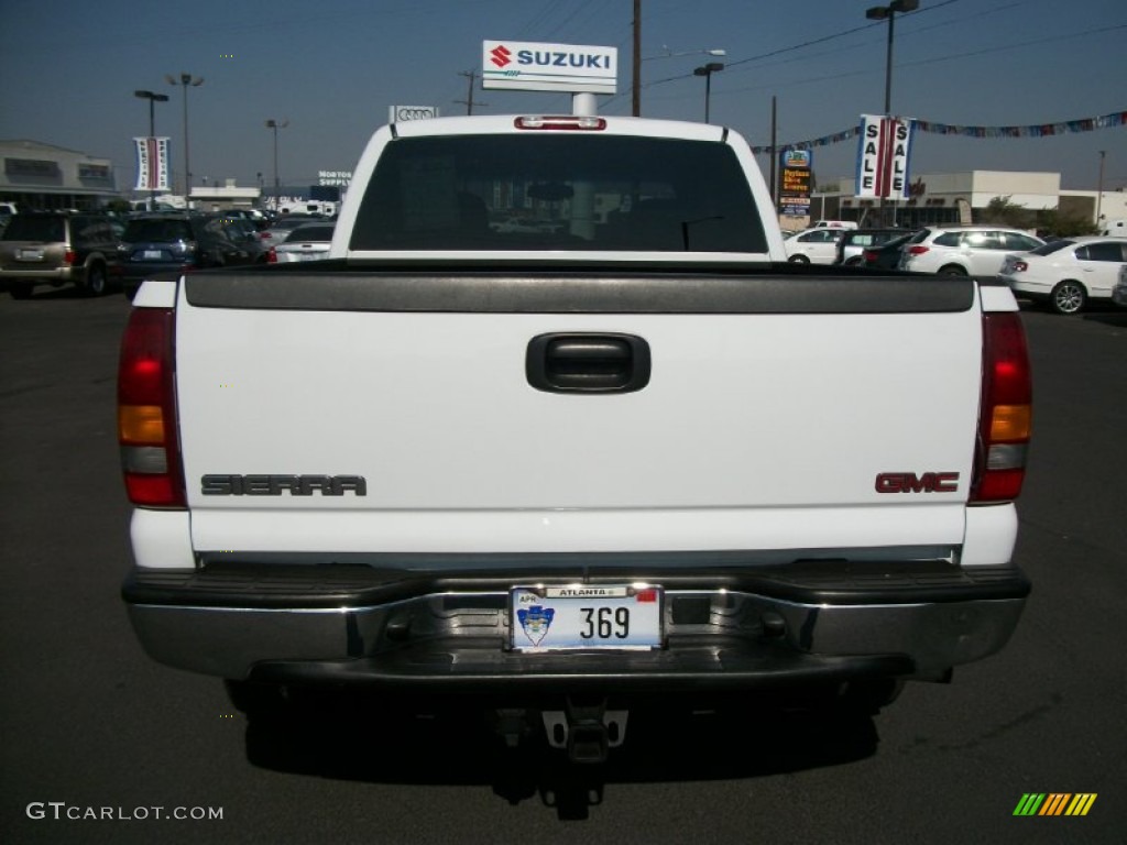 2002 Sierra 1500 SLT Extended Cab 4x4 - Summit White / Graphite photo #3