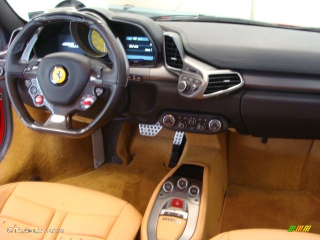 2011 Ferrari 458 Italia Beige Dashboard Photo #71407807