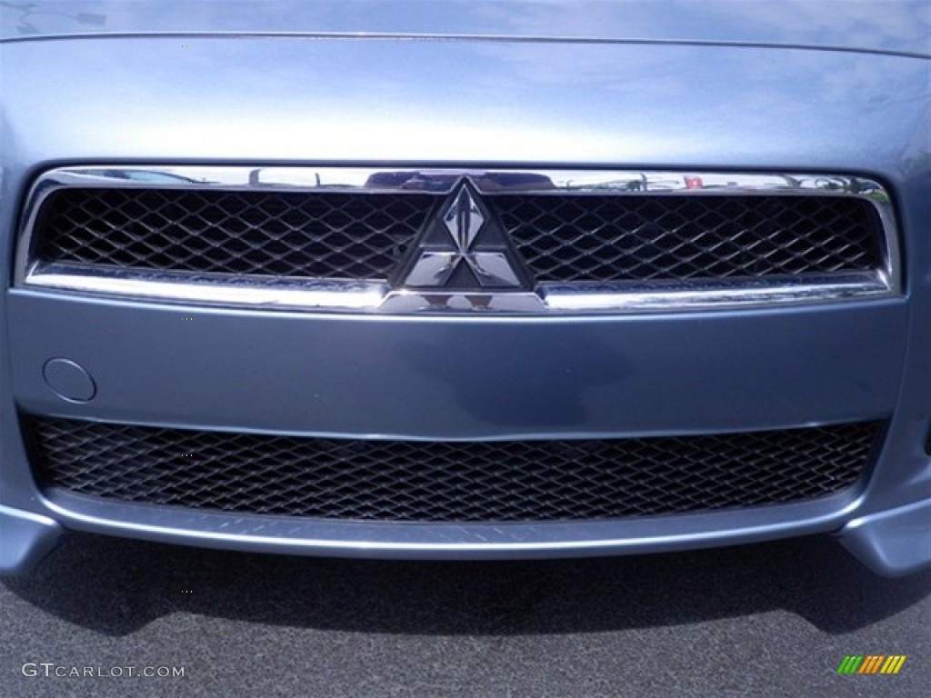 2009 Lancer GTS - Aqua Metallic / Black photo #6