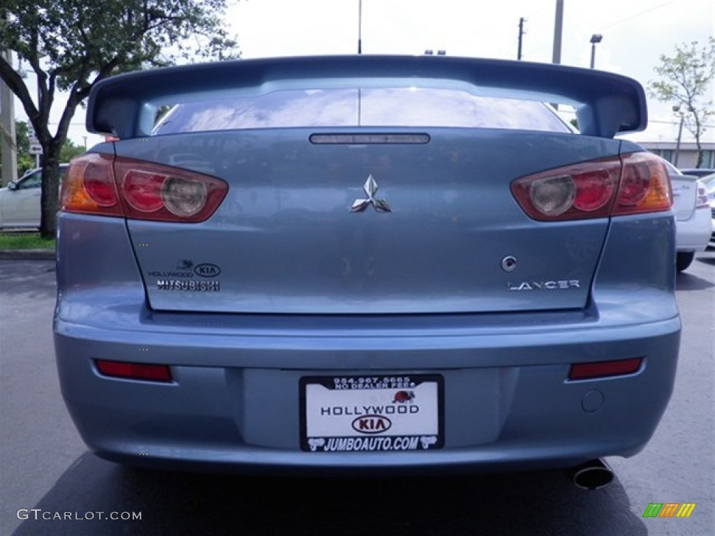 2009 Lancer GTS - Aqua Metallic / Black photo #16