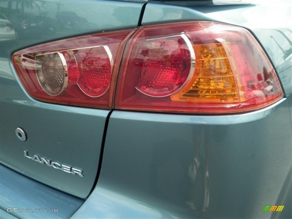 2009 Lancer GTS - Aqua Metallic / Black photo #19