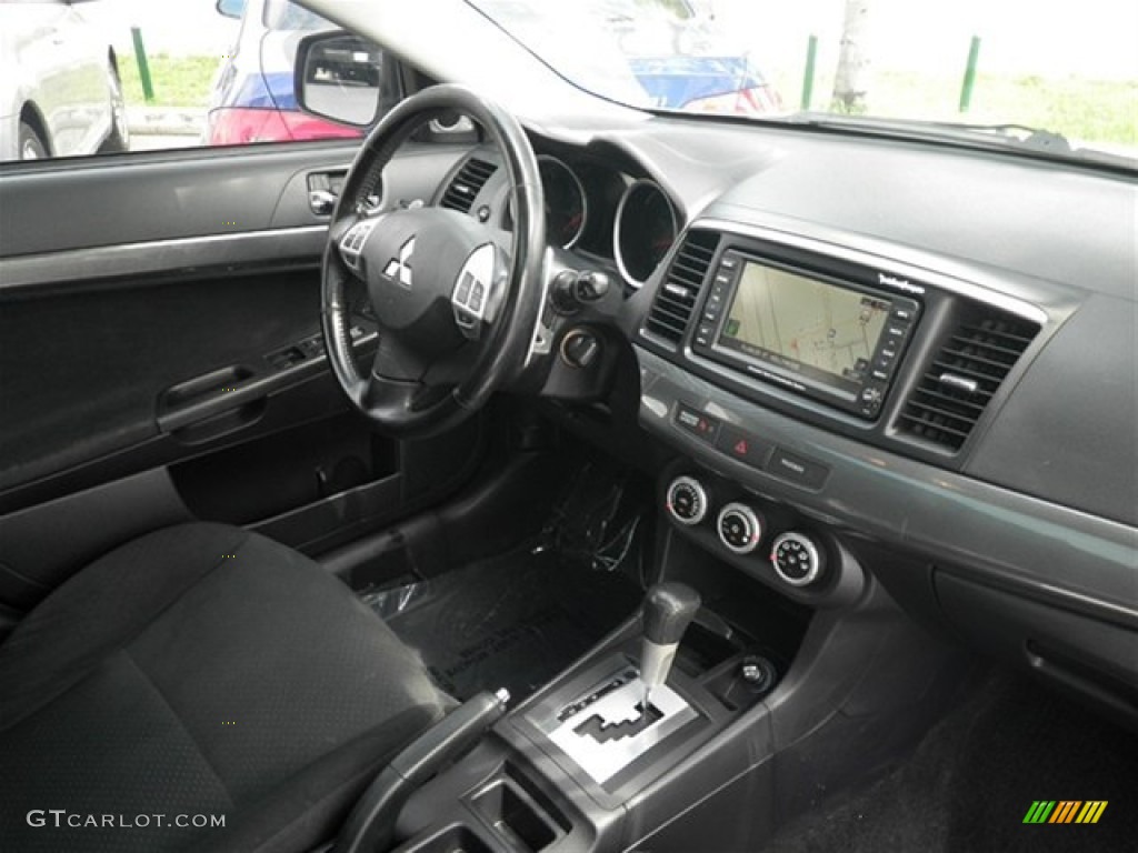 2009 Lancer GTS - Aqua Metallic / Black photo #23