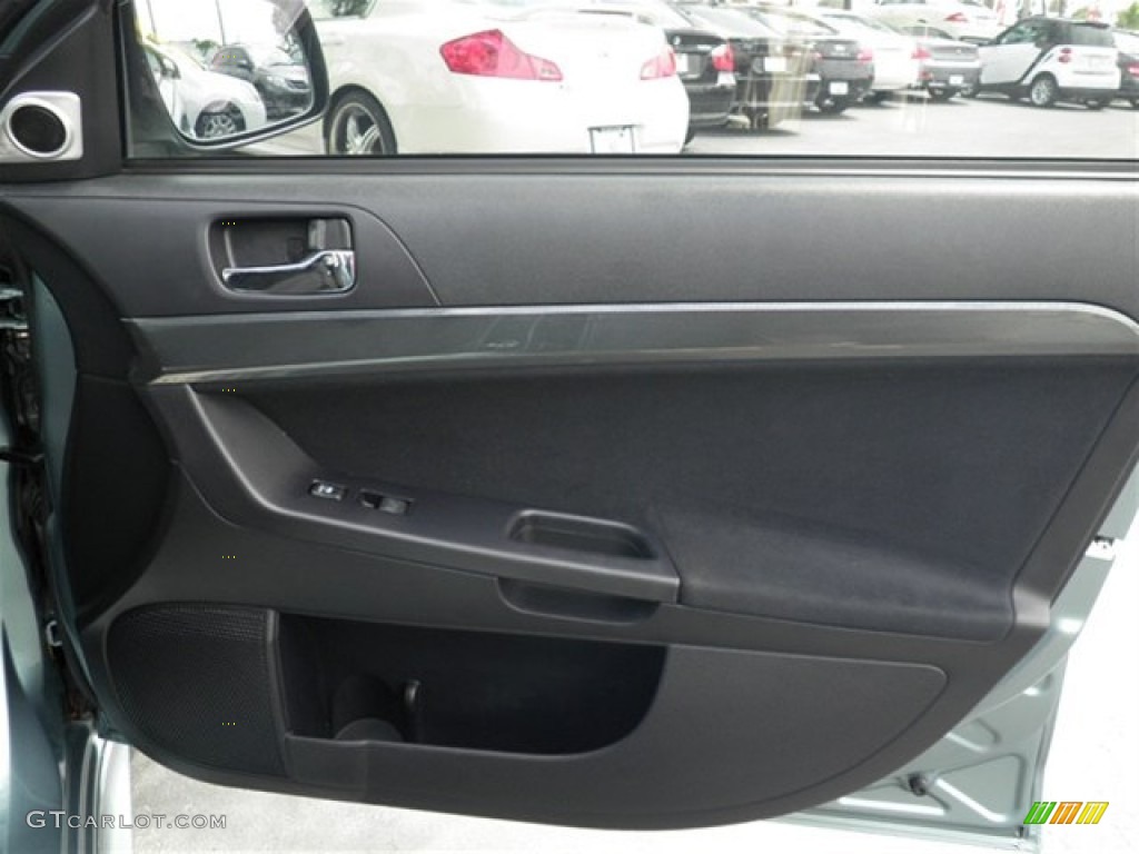 2009 Lancer GTS - Aqua Metallic / Black photo #25