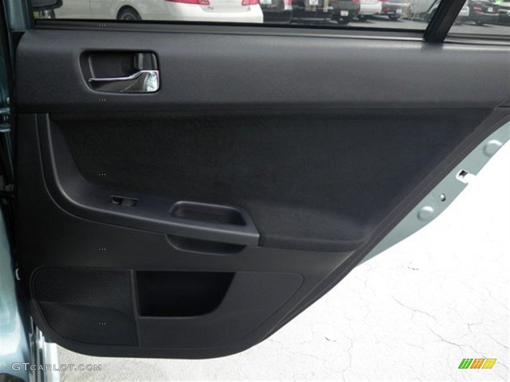 2009 Lancer GTS - Aqua Metallic / Black photo #26