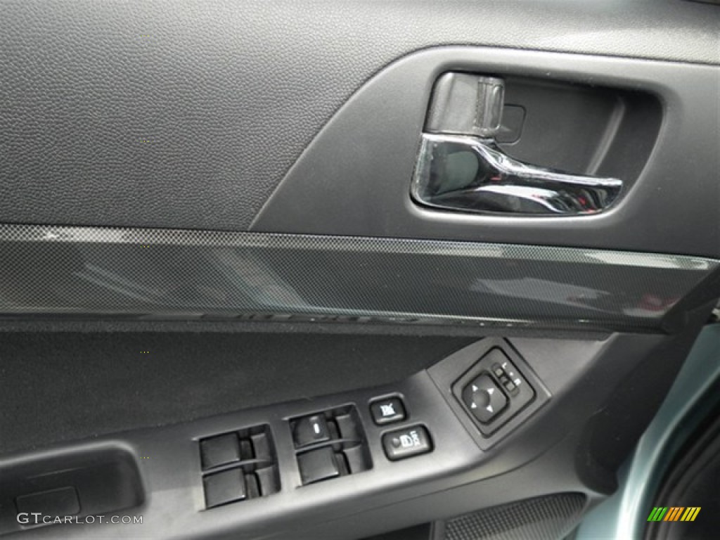2009 Lancer GTS - Aqua Metallic / Black photo #31