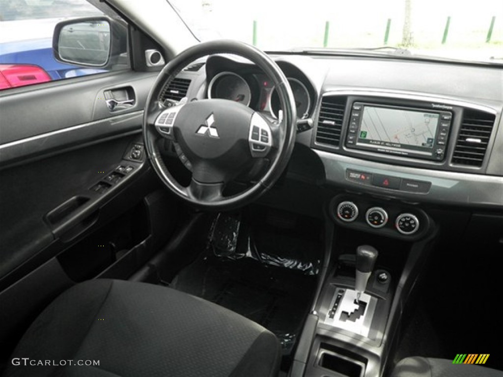 2009 Lancer GTS - Aqua Metallic / Black photo #34