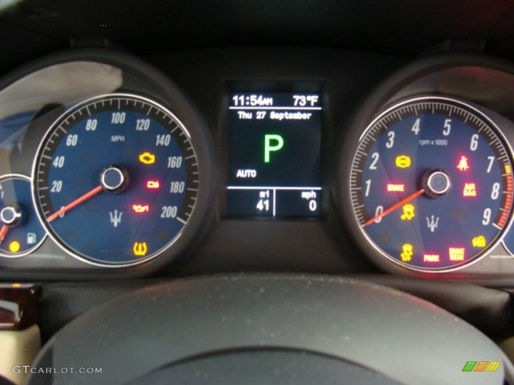 2013 Maserati GranTurismo Convertible GranCabrio Gauges Photo #71408479