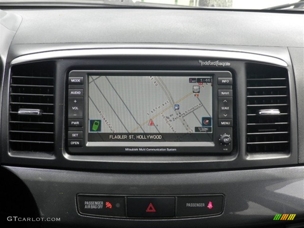 2009 Lancer GTS - Aqua Metallic / Black photo #40