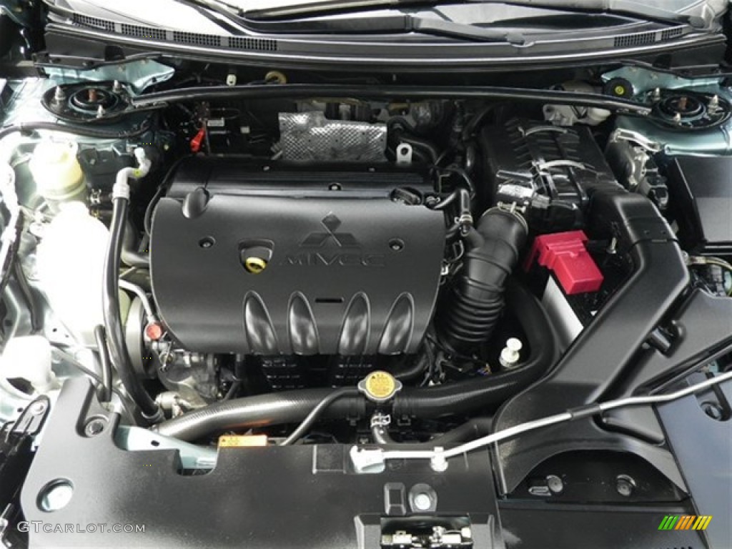 2009 Lancer GTS - Aqua Metallic / Black photo #48