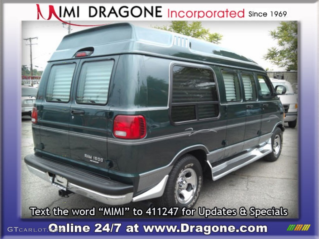 2003 Ram Van 1500 Passenger Conversion - Dark Spruce Metallic / Dark Slate Gray photo #5