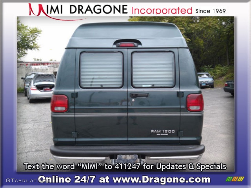 2003 Ram Van 1500 Passenger Conversion - Dark Spruce Metallic / Dark Slate Gray photo #6