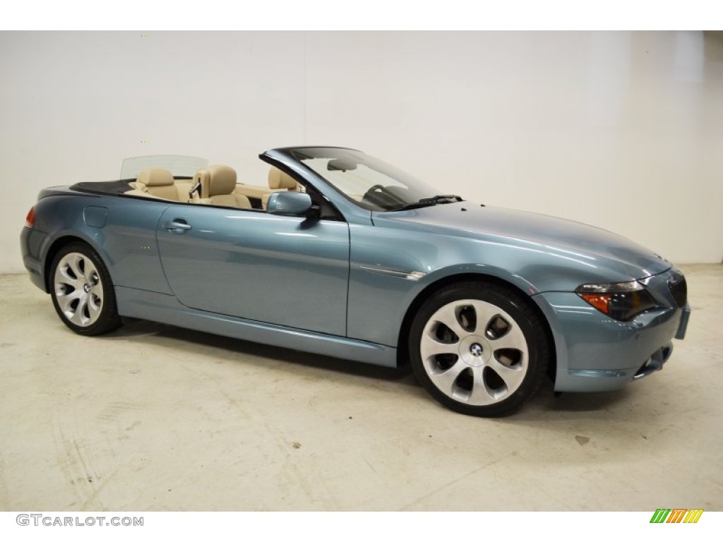 Atlantic Blue Metallic 2006 BMW 6 Series 650i Convertible Exterior Photo #71409406
