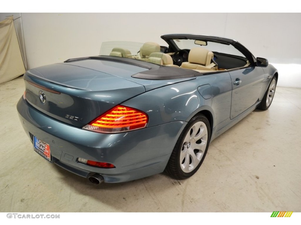 2006 6 Series 650i Convertible - Atlantic Blue Metallic / Cream Beige photo #5