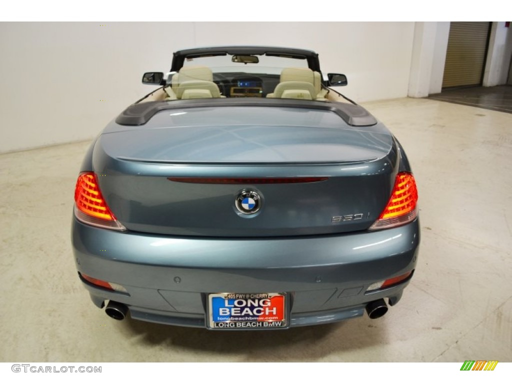 2006 6 Series 650i Convertible - Atlantic Blue Metallic / Cream Beige photo #6