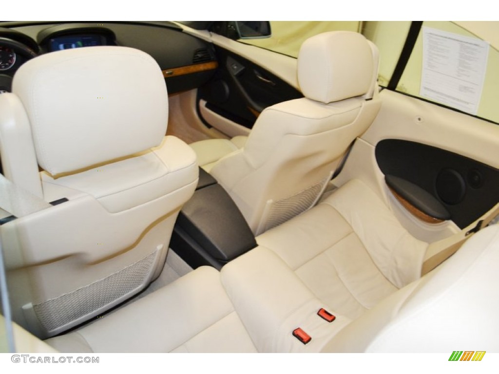Cream Beige Interior 2006 BMW 6 Series 650i Convertible Photo #71409532