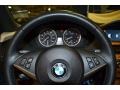 2006 BMW 6 Series Cream Beige Interior Steering Wheel Photo