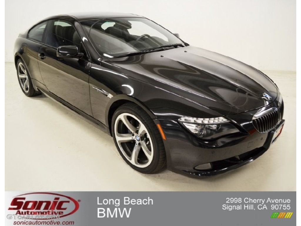 Jet Black BMW 6 Series