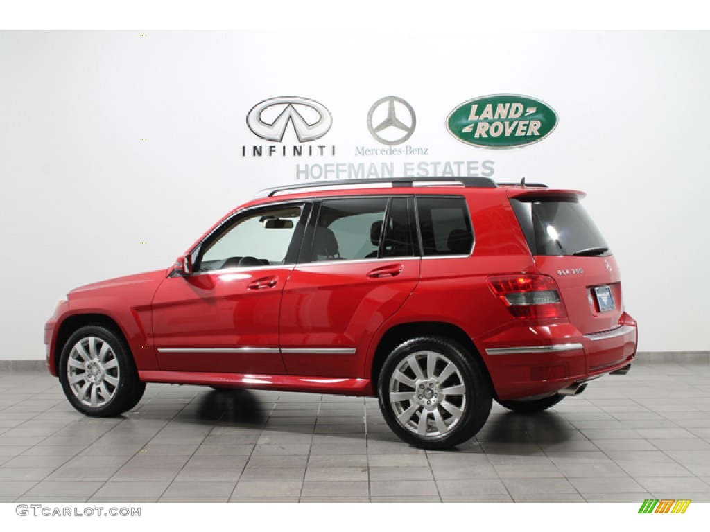 2010 GLK 350 4Matic - Mars Red / Almond/Black photo #5