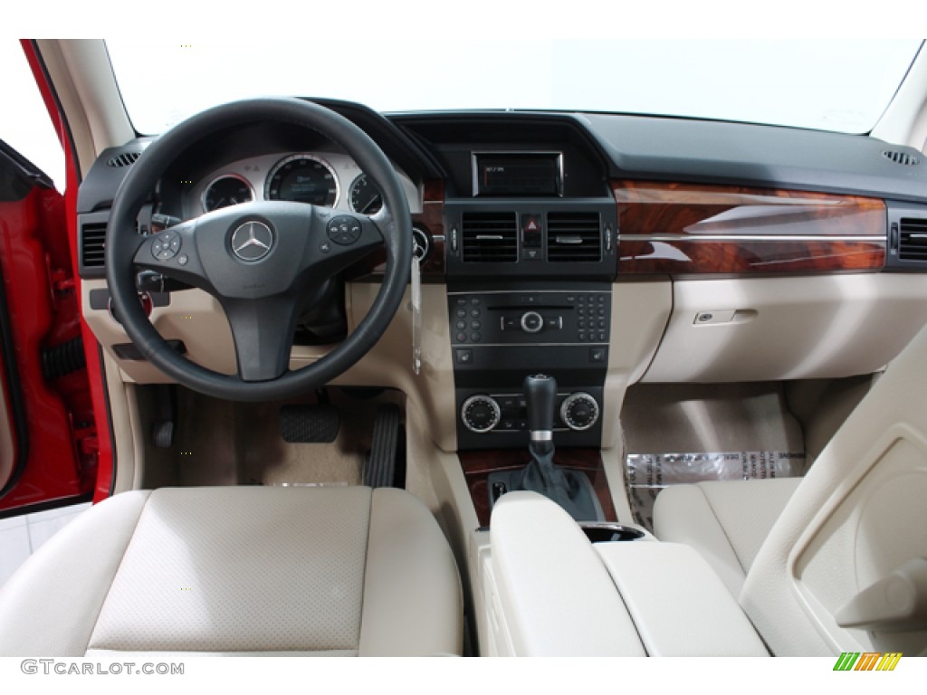 2010 GLK 350 4Matic - Mars Red / Almond/Black photo #6