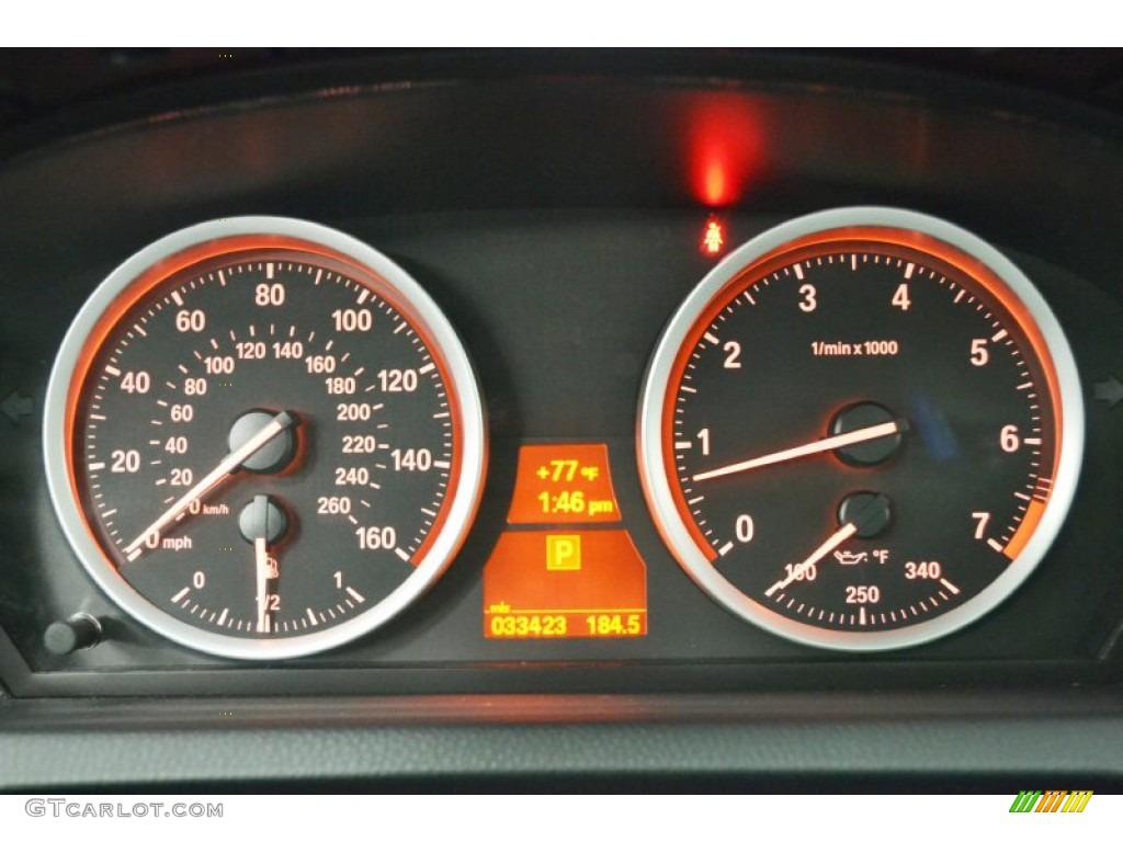 2009 BMW 6 Series 650i Coupe Gauges Photo #71409823