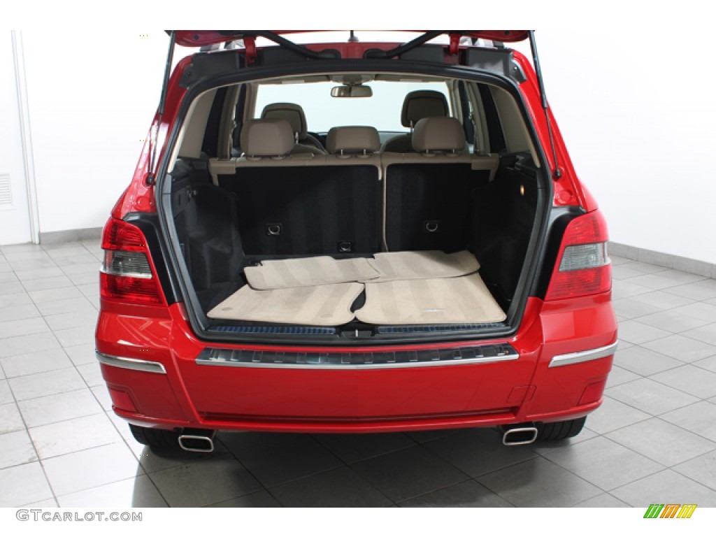 2010 GLK 350 4Matic - Mars Red / Almond/Black photo #22