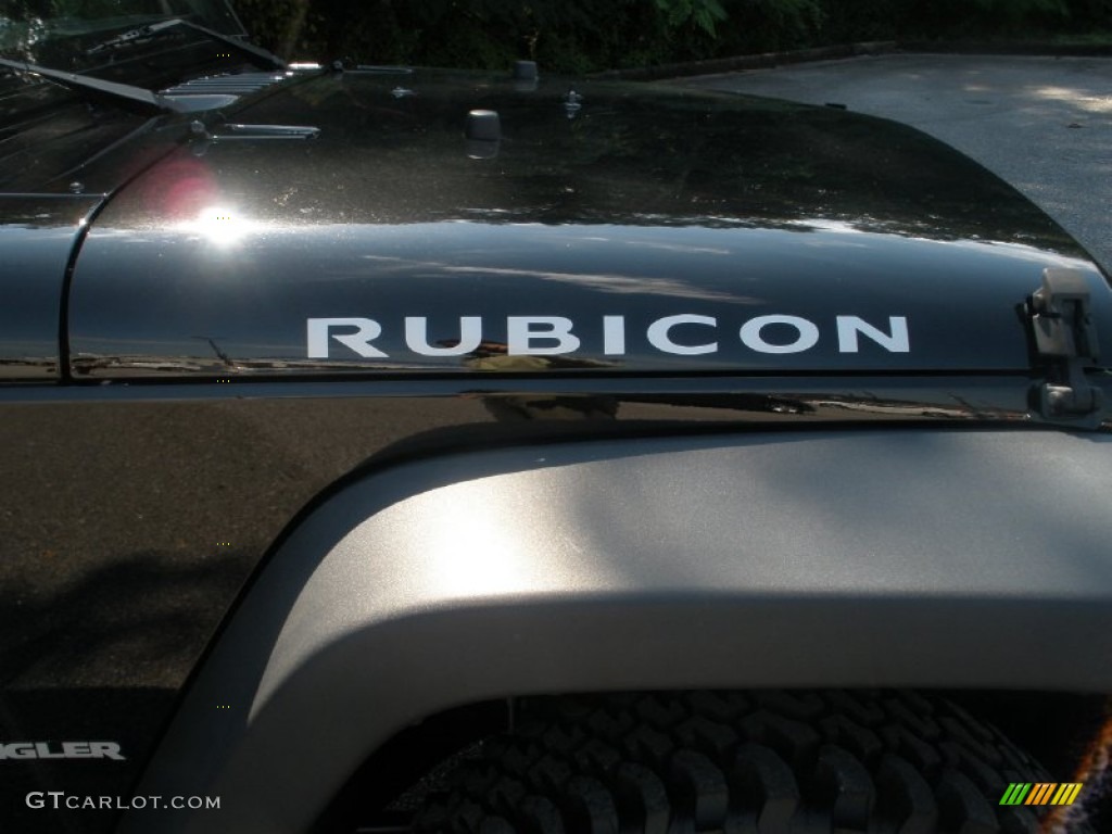 2011 Wrangler Rubicon 4x4 - Black / Black/Dark Saddle photo #13