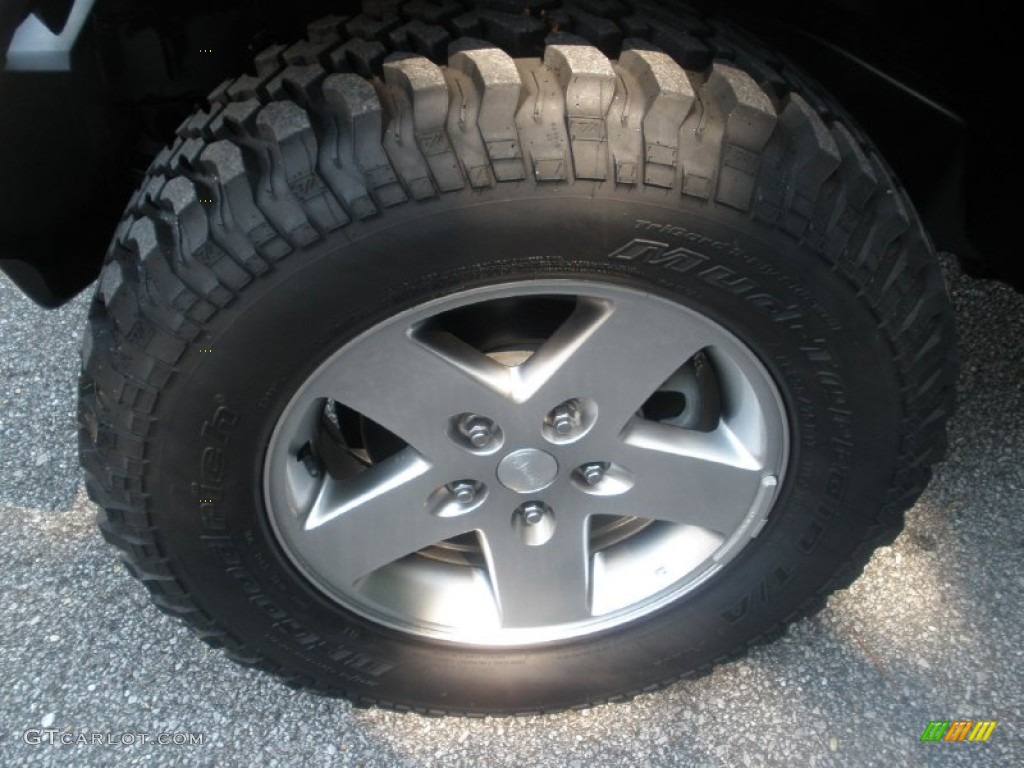2011 Wrangler Rubicon 4x4 - Black / Black/Dark Saddle photo #16