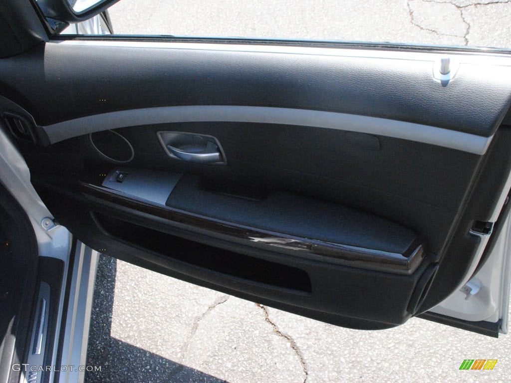 2008 7 Series 750i Sedan - Titanium Silver Metallic / Black photo #5