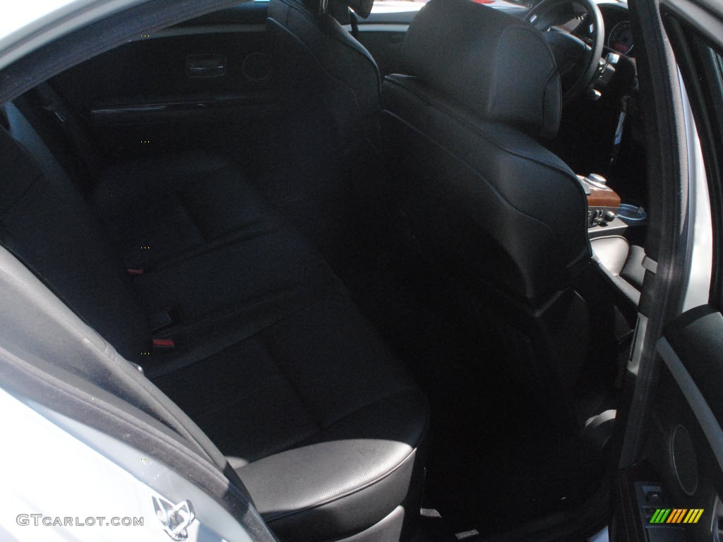 2008 7 Series 750i Sedan - Titanium Silver Metallic / Black photo #6