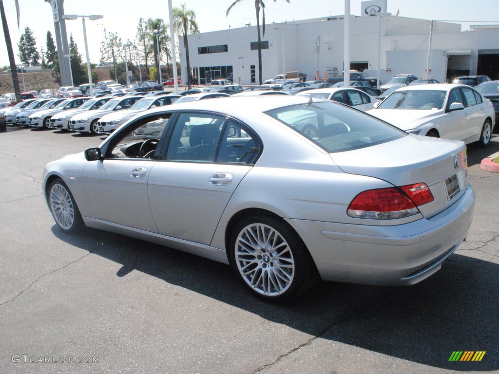 2008 7 Series 750i Sedan - Titanium Silver Metallic / Black photo #12