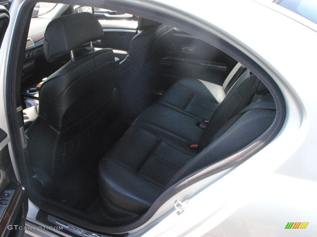2008 7 Series 750i Sedan - Titanium Silver Metallic / Black photo #14